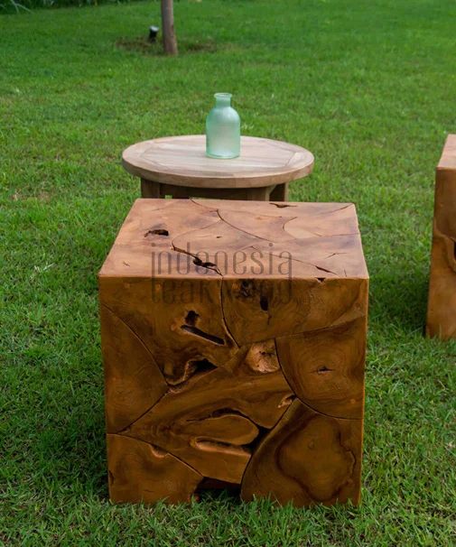 Teak Root Side Table