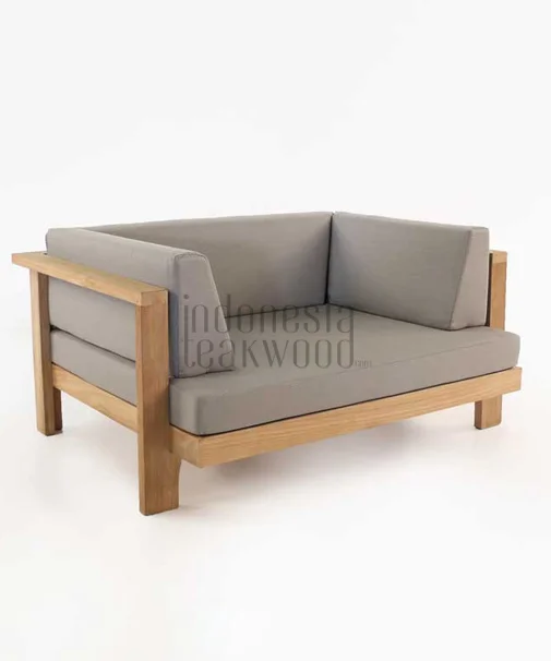 Sadewa Teak Outdoor Loveseat